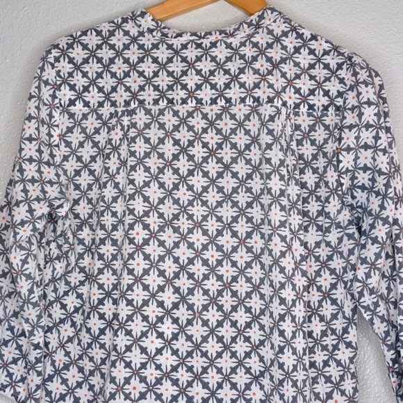 Roberta Roller Rabbit 100% Cotton Printed Blouse - Picture 5 of 12